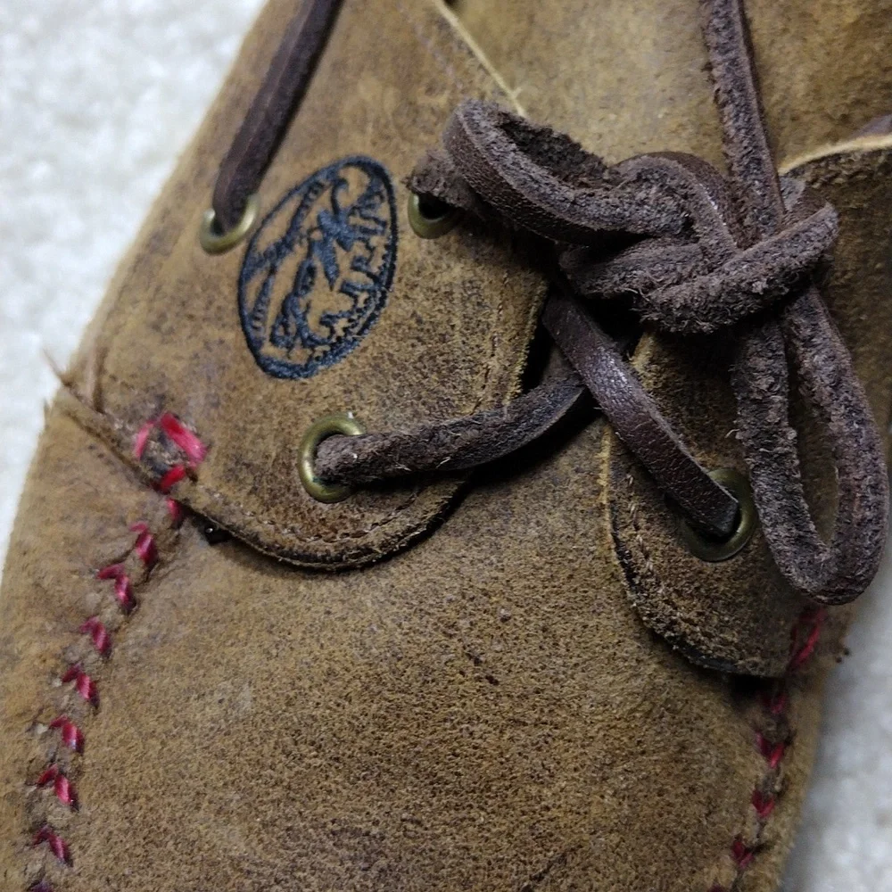 Allen Edmonds men's brown suede Sandlot NY Mets loafers. Size 8
